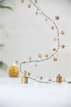 Star Light Garland - Antique Gold