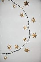Star Light Garland - Antique Gold