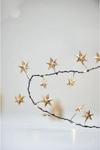 Star Light Garland - Antique Gold