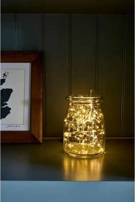 Cluster Light Garland - Silver - 3 m