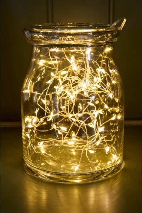 Cluster Light Garland - Silver - 3 m