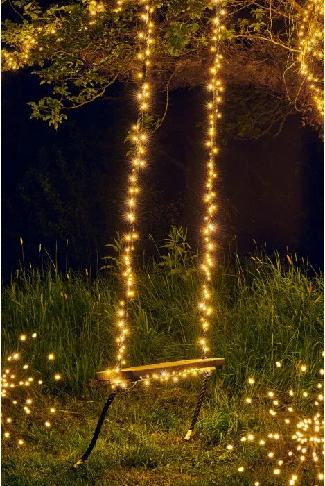 Cluster Light Garland - Silver - 15 m