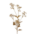 Golden Tiny Flower and Leaf Stem 88 cm