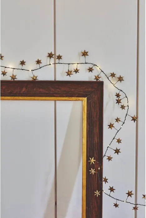 Star Light Garland - Antique Gold