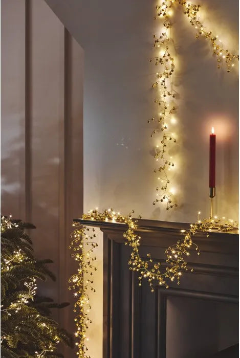 Golden Bells Light Garland