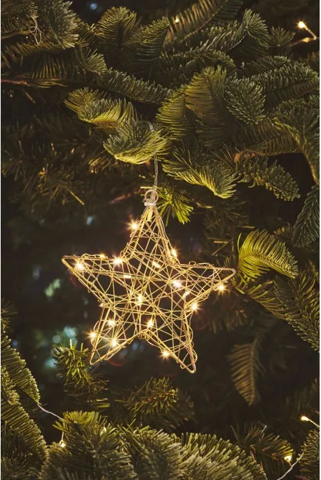 Hanging Star Light - Gold