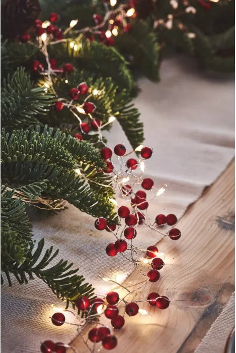 Red Berry Light Garland