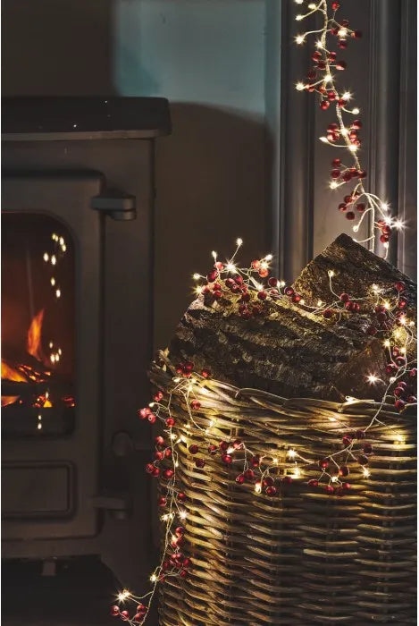 Red Berry Light Garland