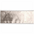 Goodwill M&G smooth silver velvet ribbon, with wired edge - 6.4 cm, shown against a plain white background.