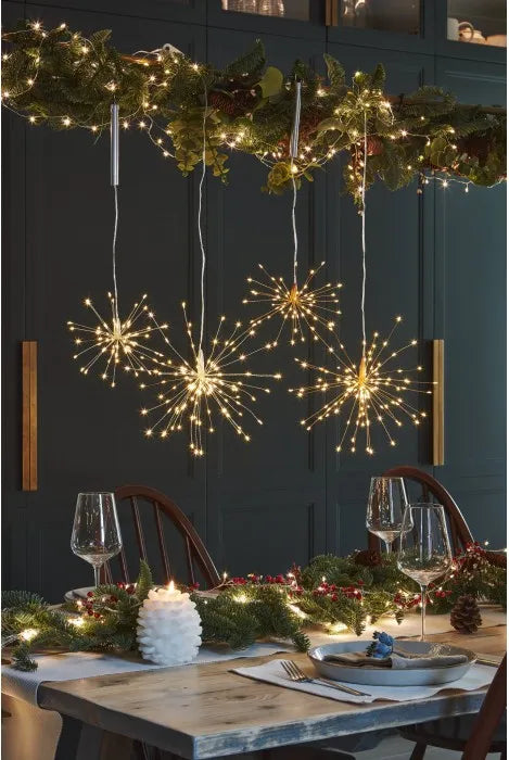 Starburst Hanging Light - Copper - 26 cm