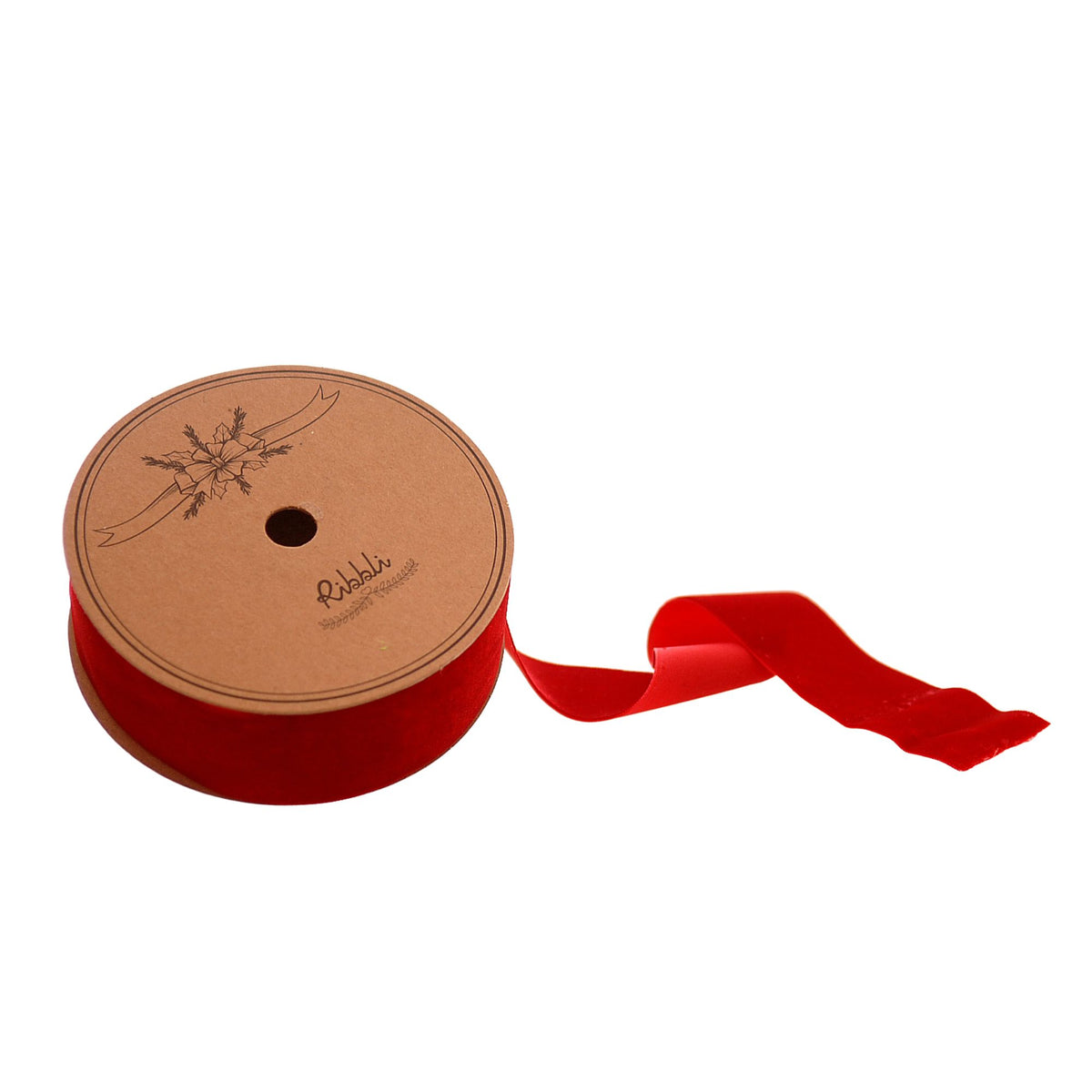 Red Velvet Ribbon 3.8 cm × 9 m