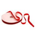 Bright red velvet ribbon 1 cm wide, 9 m roll for gift wrapping and Christmas decorations