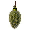 Green Iced Glass Cone - 6.5 cm