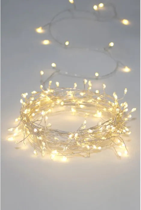 Cluster Light Garland - Silver - 15 m